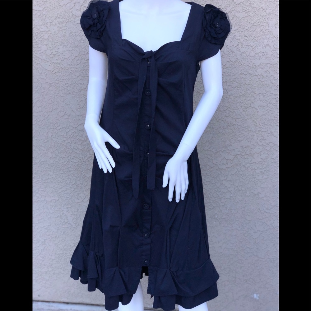Navy dress by Mio sz 44
